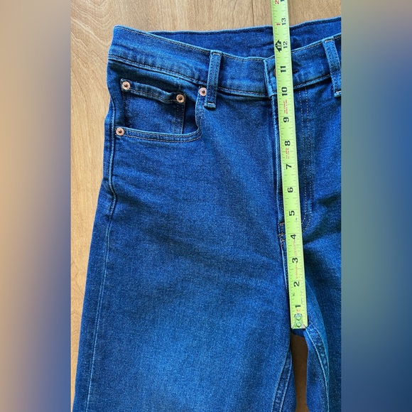 GAP High Rise Stride Wide Leg Jean Women’s 28 / 6 Regular Dark Wash. Worn Once! - Picture 11 of 14